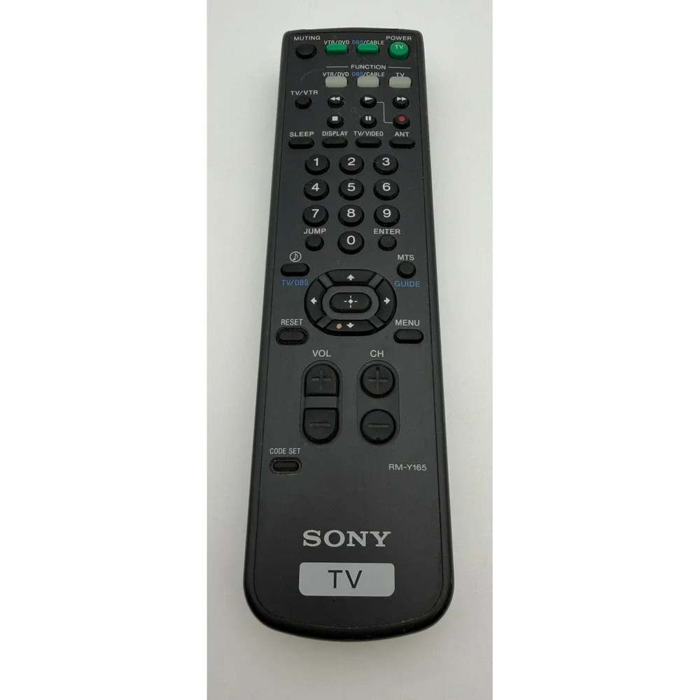 Sony RM-Y165 TV Remote Control Genuine OEM Black Handheld Controller